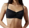 ATHLETA Twist Up Bikini Top, Black, 34 D/DD New! A5