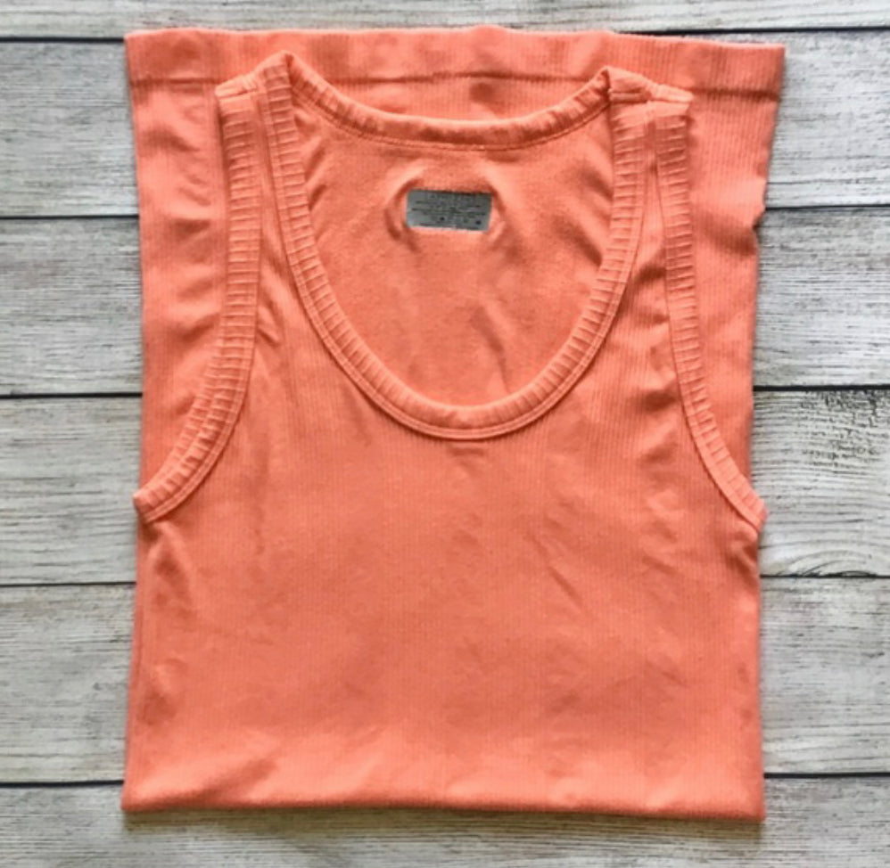 ATHLETA Back To Basics Seamless Ribbed Tank