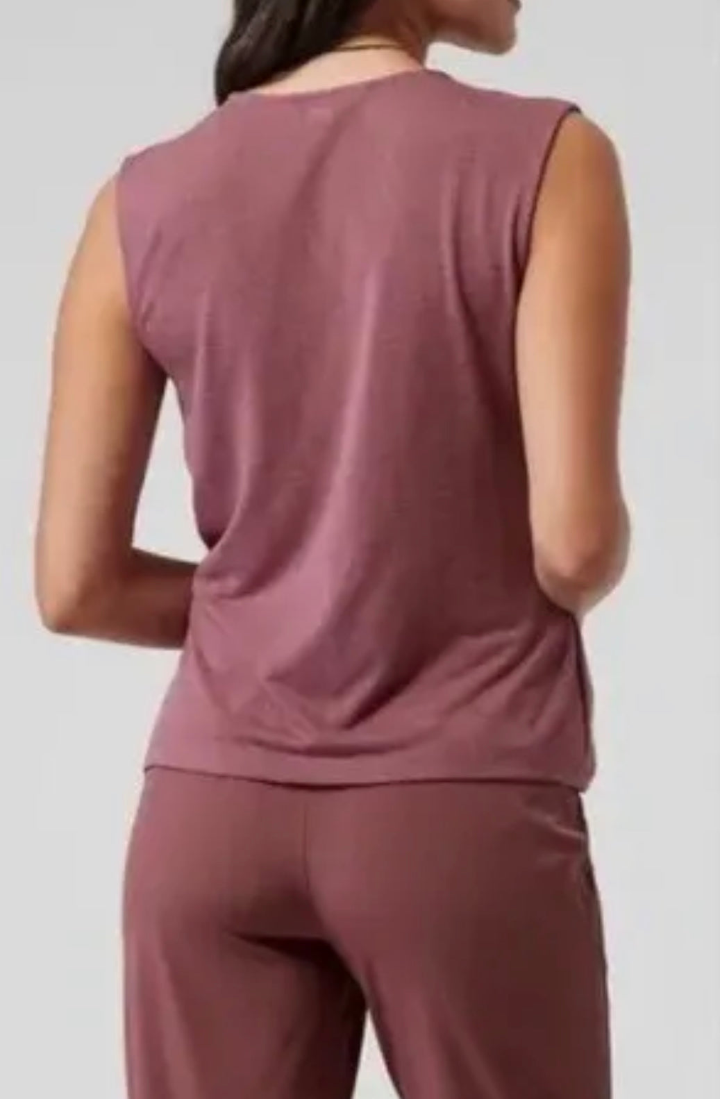 ATHLETA Breezy Wrap Tank Large, New!