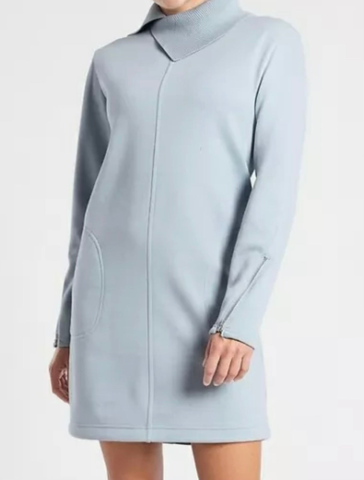 ATHLETA Cozy Karma Vela Dress, Blue, Small Tall New! B10