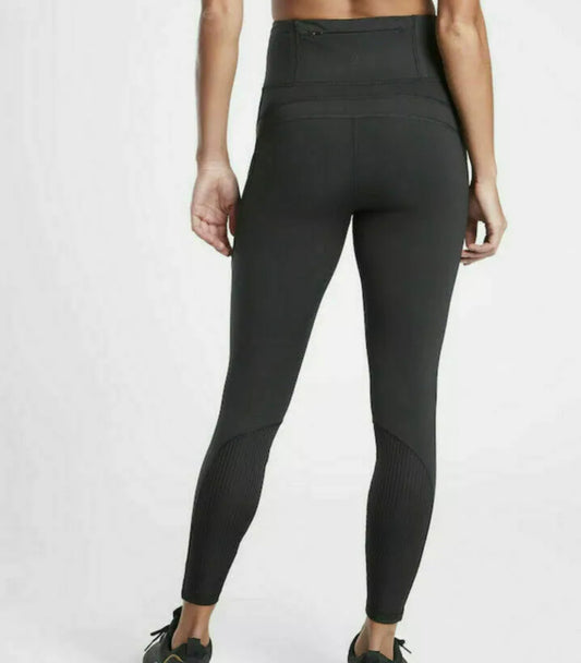 ATHLETA Vitality Rib 7/8 Tight, Black, Large B8
