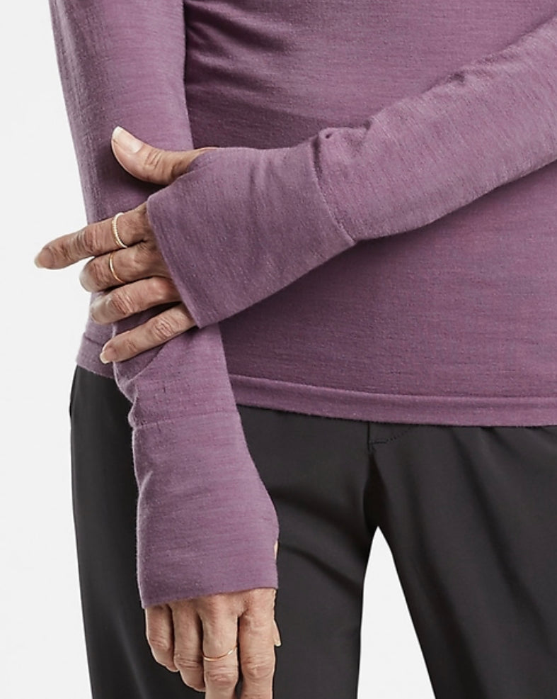 ATHLETA Foresthills Ascent Turtleneck, XL, Dark Sky Violet New! B10