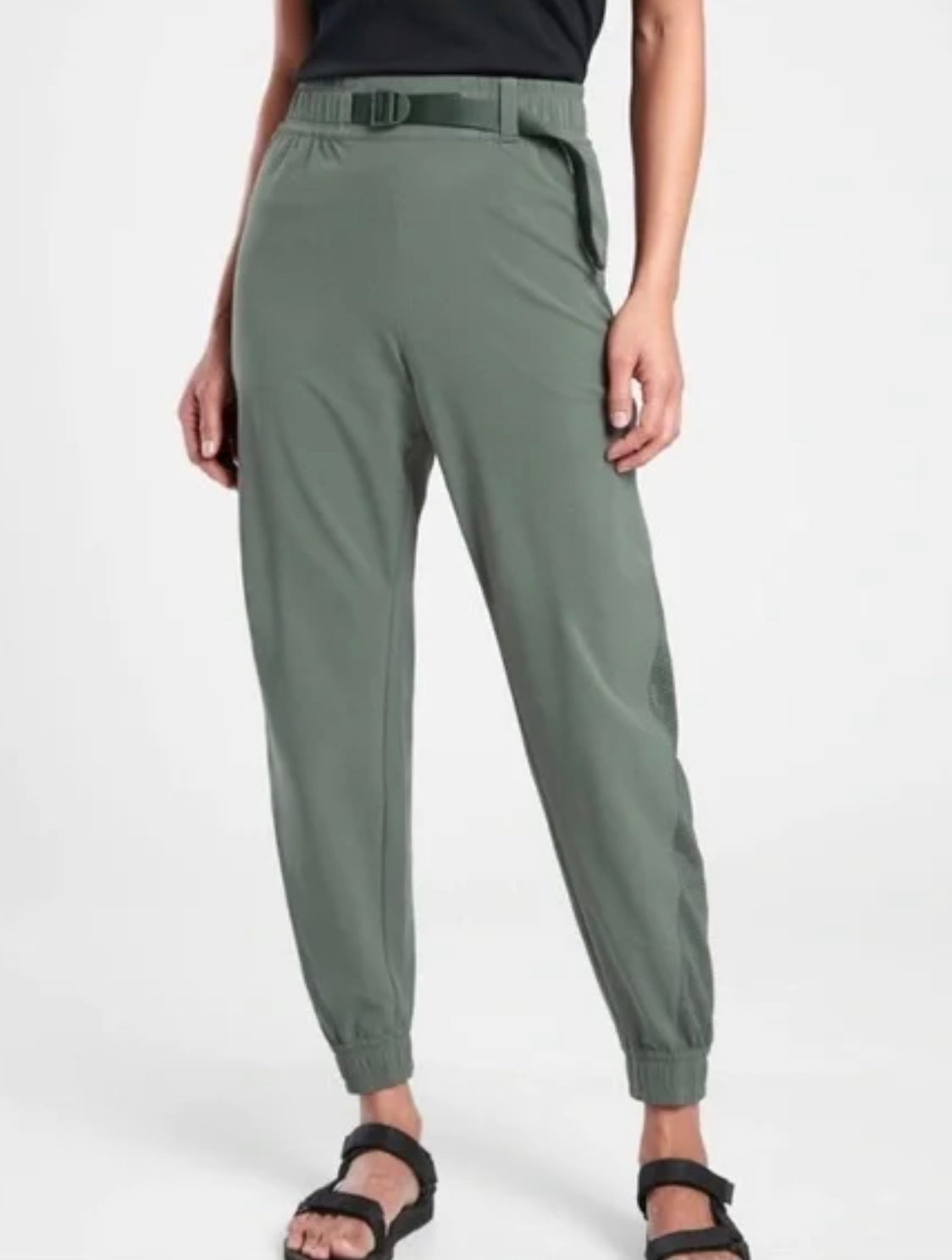 ATHLETA Quest Jogger, Bali Green, 16 Tall, NEW! A11