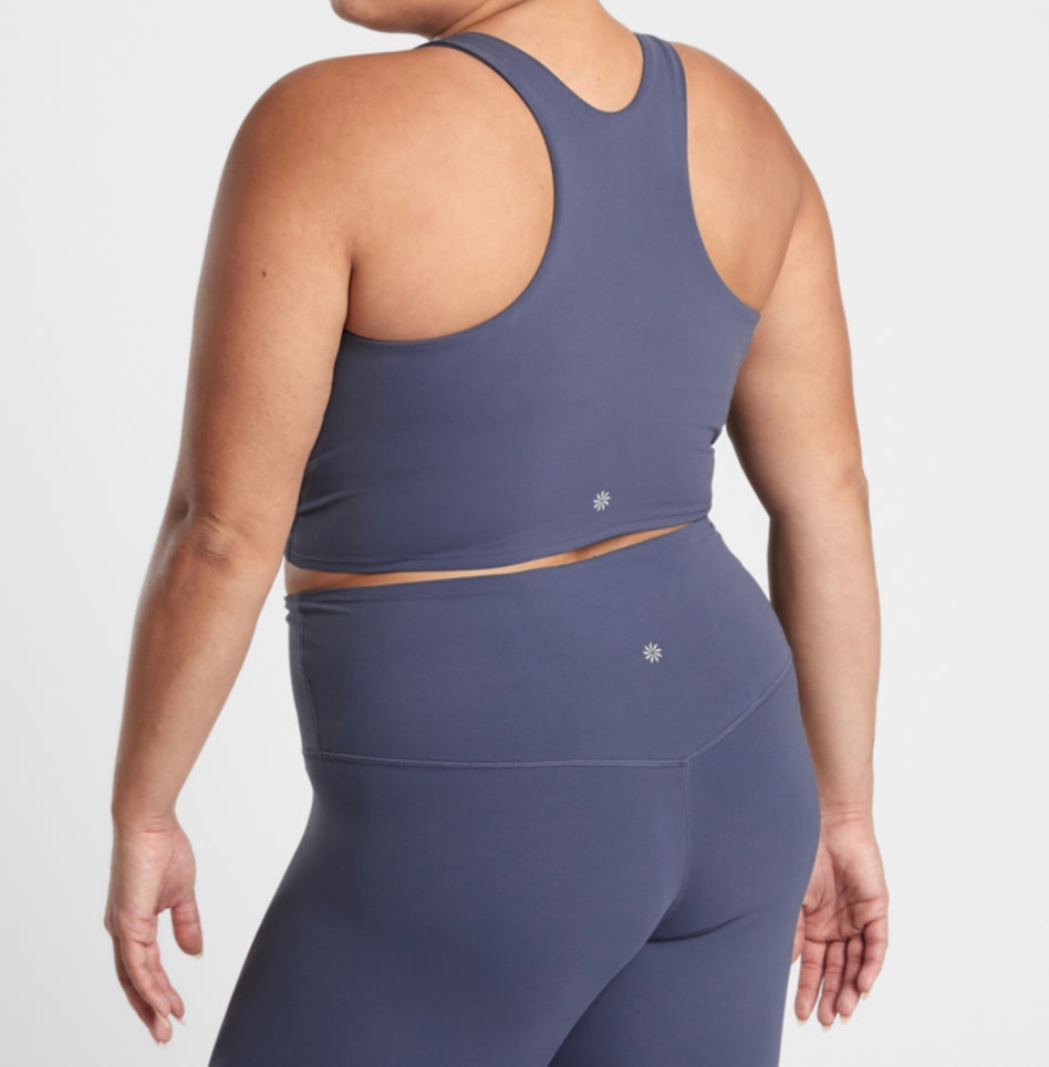 ATHLETA Conscious Crop In Powervita D-DD, Medieval Violet A11