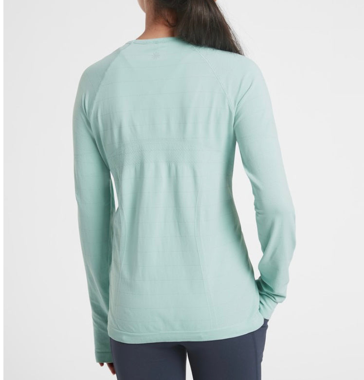 Athleta Girl Shimmer Power UP Top, Bluegrass Green