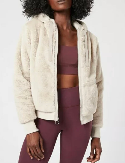 ATHLETA Ritual Jacket Ivory New! Medium, B6