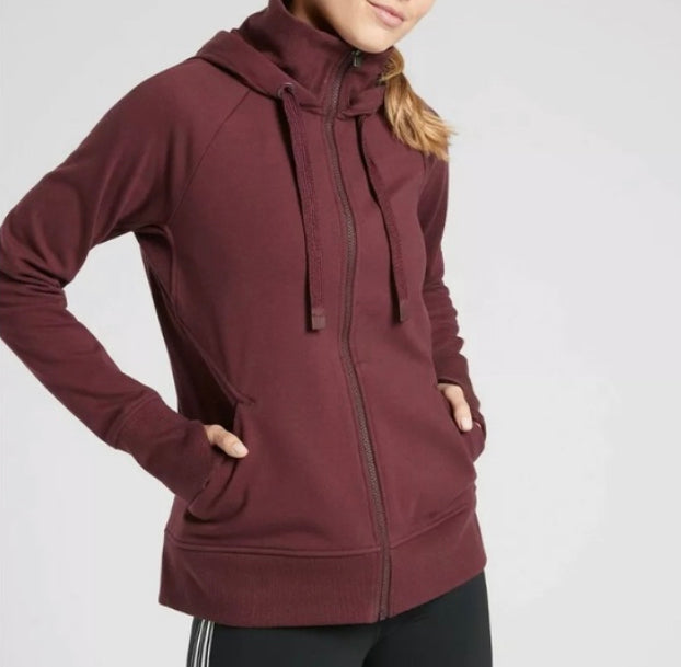 ATHLETA Triumph Hoodie, Decadent Chocolate