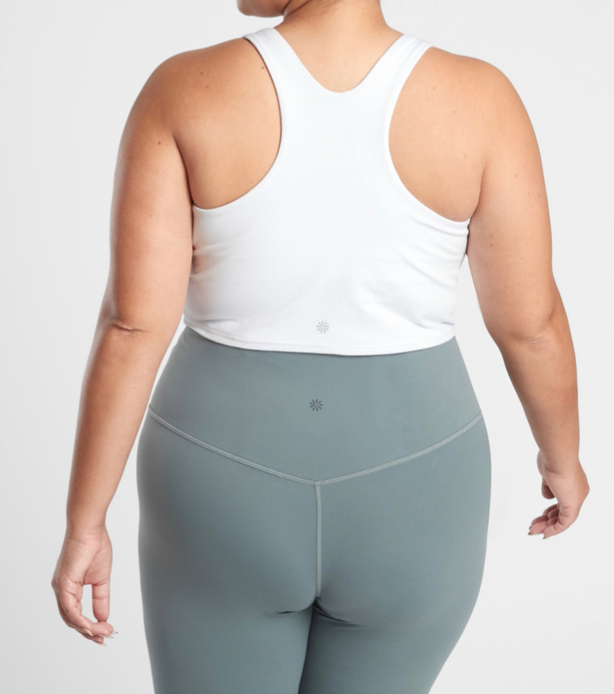 ATHLETA Conscious Crop In Powervita A-C White Medium  A11