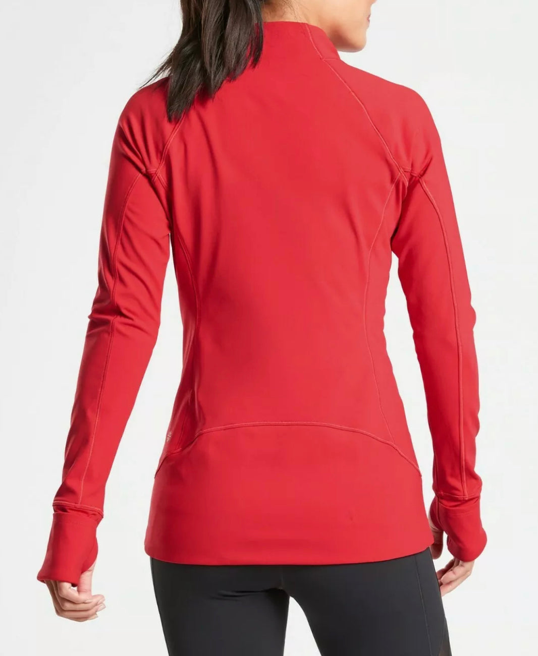 ATHLETA Whittier Peak Half Zip, Red, XS New! B10