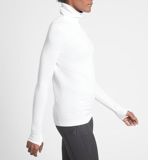 ATHLETA Flurry Ribbed Turtleneck