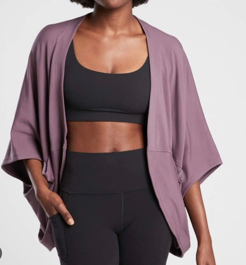 ATHLETA Cocoon Wrap, Small, New! B7