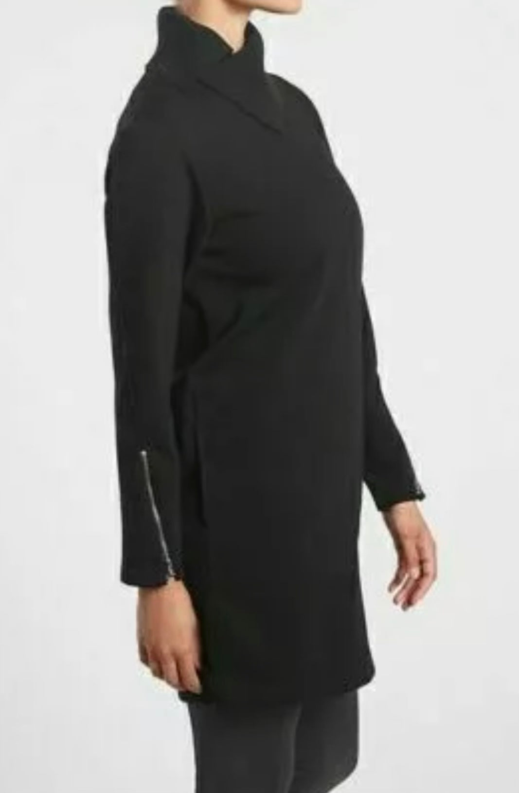 ATHLETA Cozy Karma Vela Dress, Medium Petite, Black New! B10