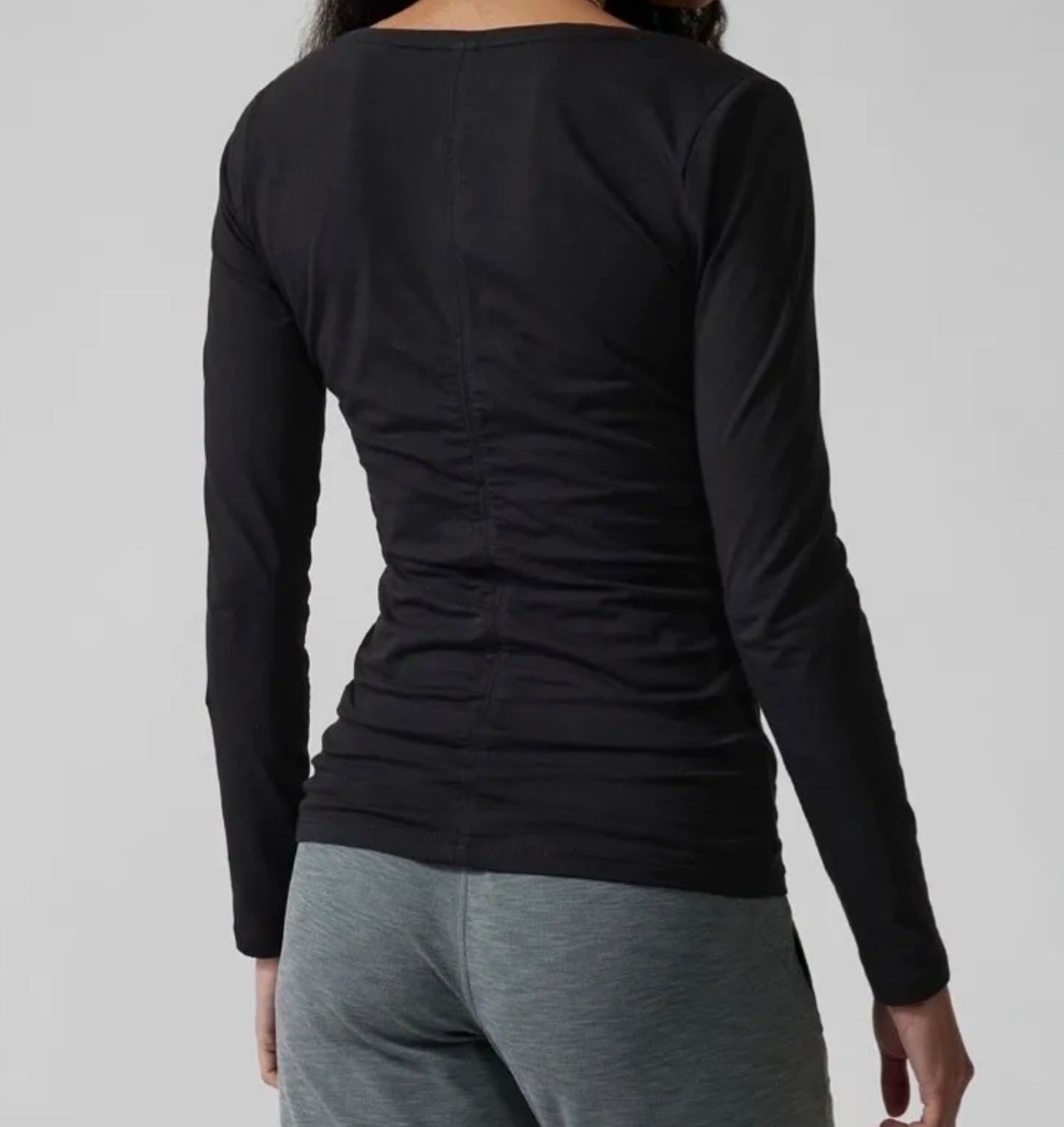 ATHLETA Daydream Top, Black, XL New! B12