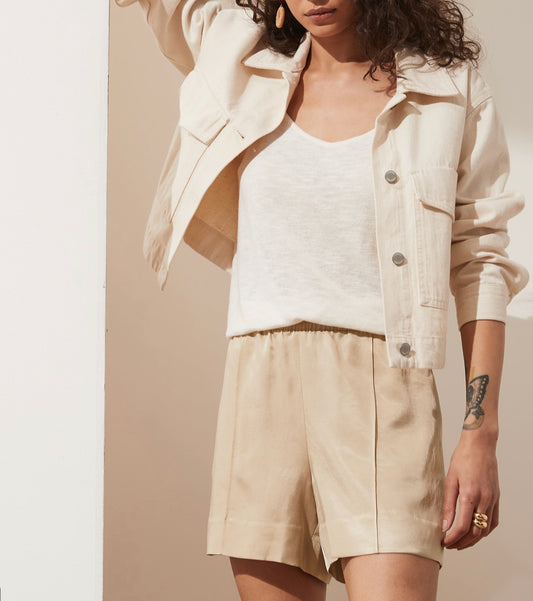 Banana Republic Satin Easy Short (NEW) Small A6