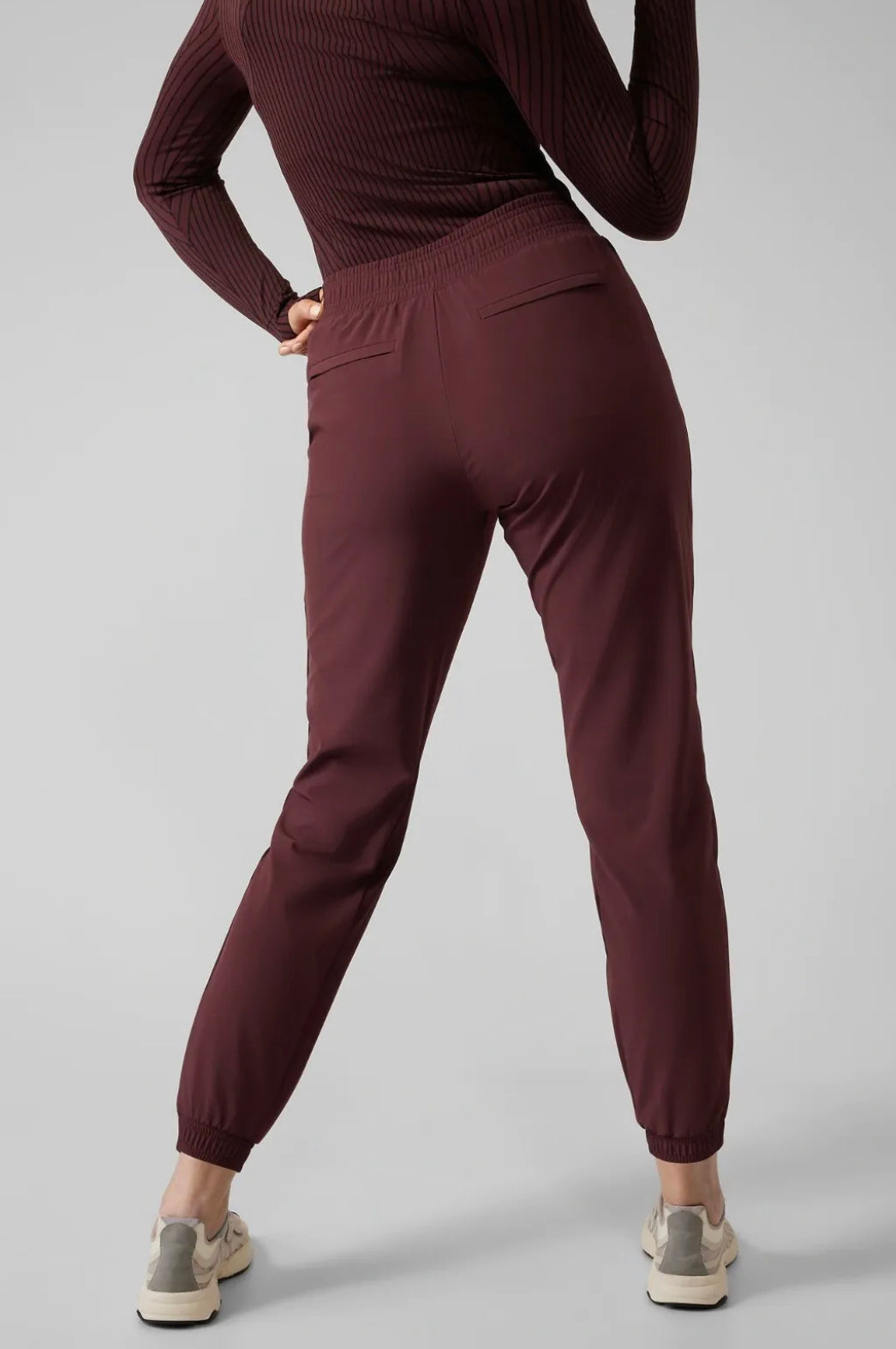 ATHLETA Brooklyn Lined Textured Jogger (NEW) 12