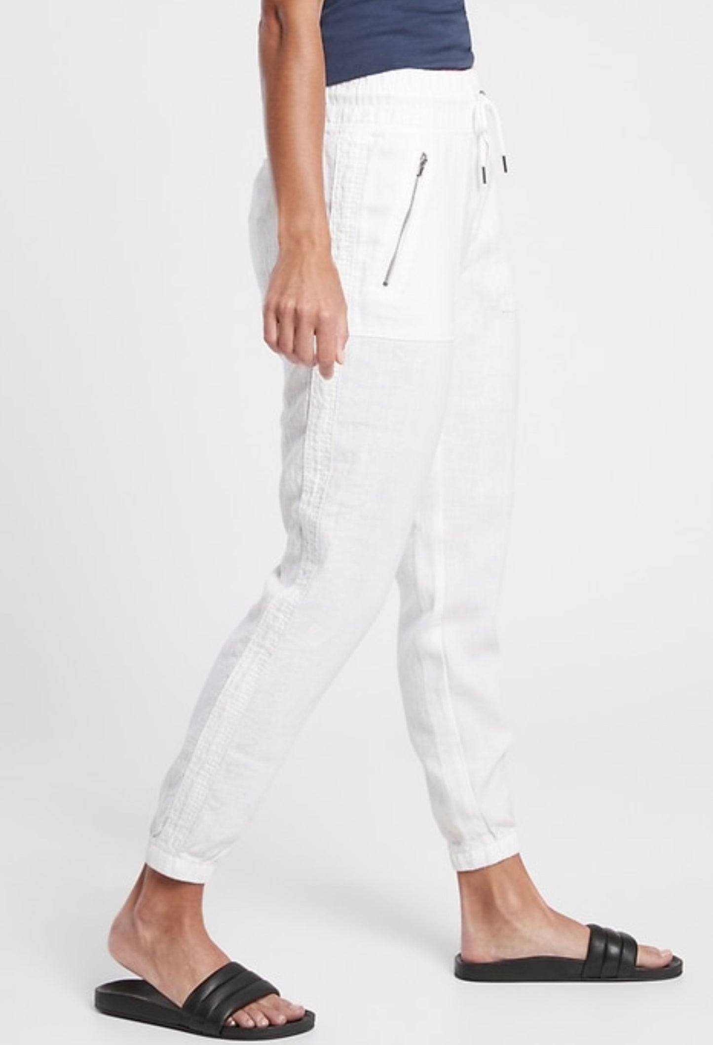 ATHLETA Cabo Linen Jogger (NEW) 6 Petite A8