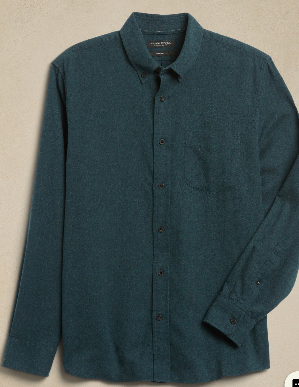 Banana Republic Mens Untucked Flannel Shirt