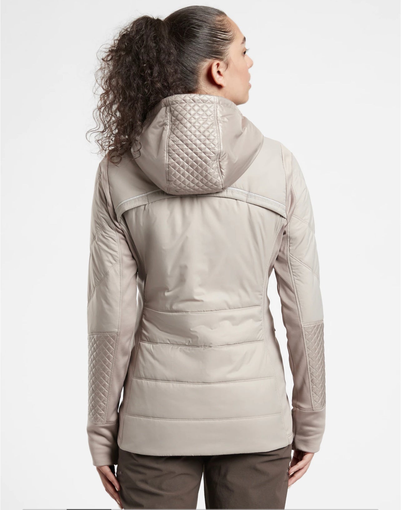 ATHLETA Rock Ridge PrimaLoft Jacket, Bluff Grey XXS, New! B5
