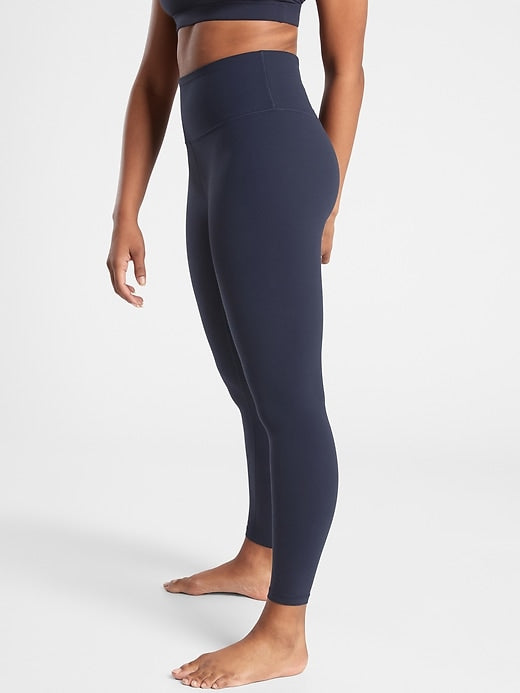 ATHLETA Ultra High Rise Elation Tight, Medium Tall Navy A10