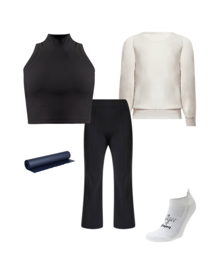 ATHLETA Cosmic Kick Flare Pant, 14, Black A10