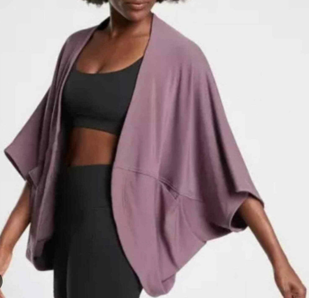 ATHLETA Cocoon Wrap, Small, New! B7