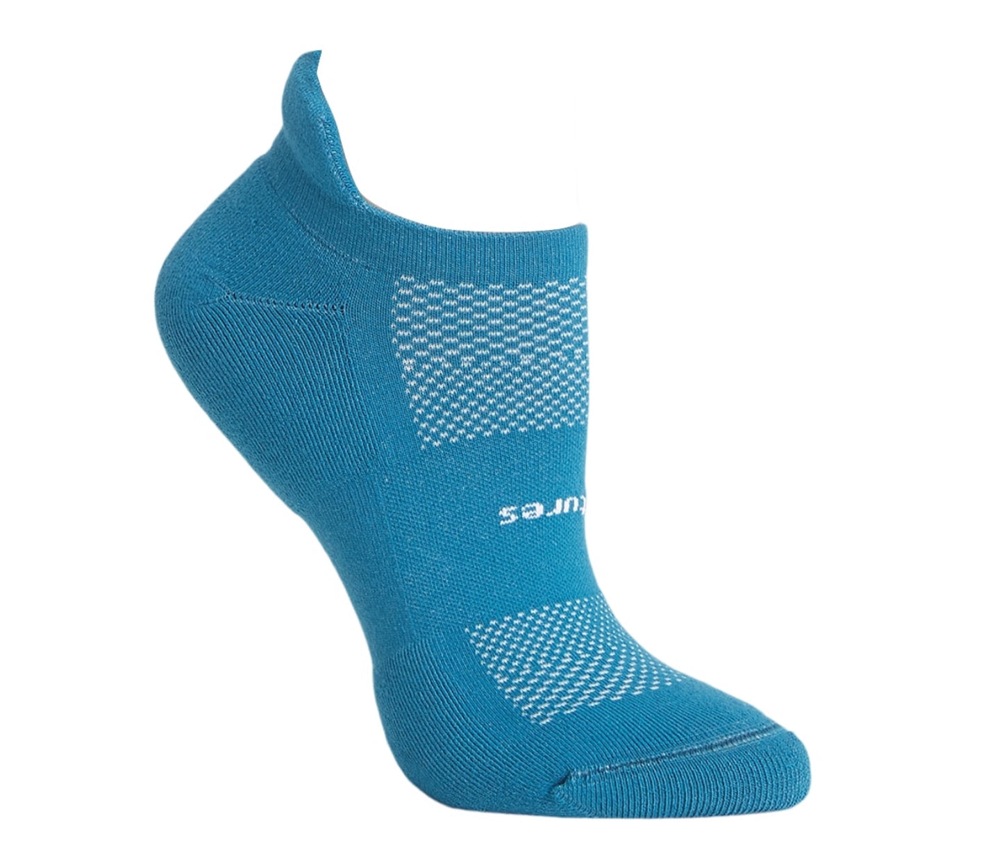 FEETURES High Performance Cushion No Show Tab, Medium Digital Teal