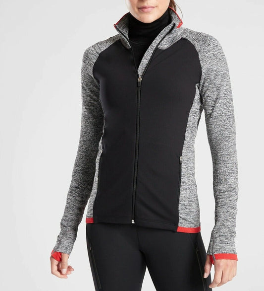 ATHLETA Andes Hybrid Jacket, Navy, Large B4