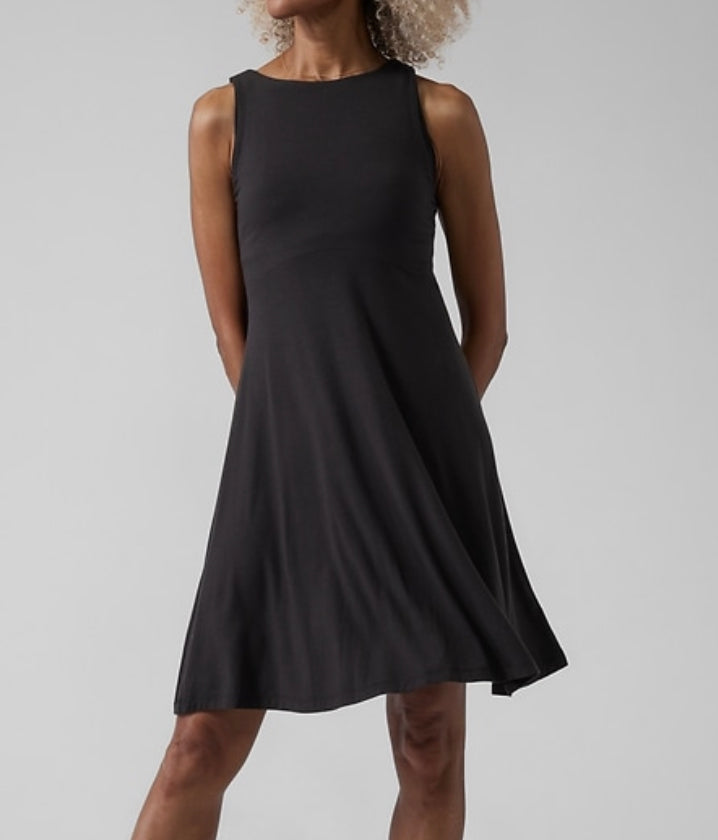 ATHLETA Santorini Thera Dress, Black