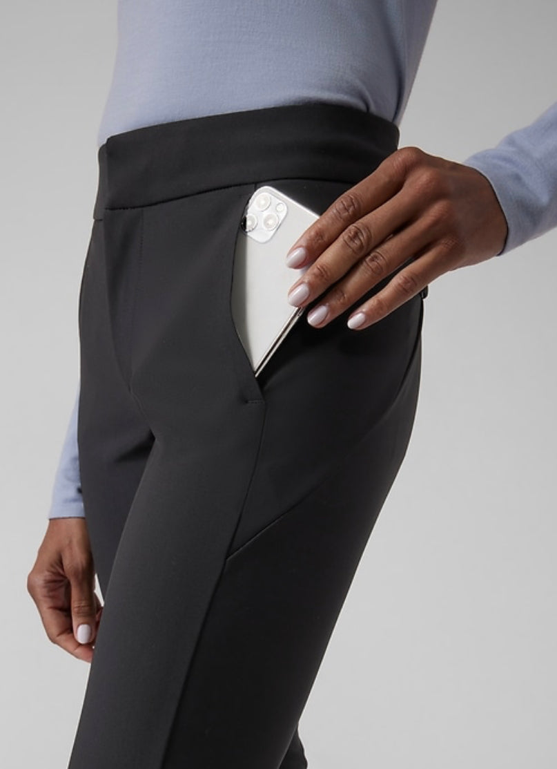ATHLETA Stellar Flare Trouser 6 Black NEW!
