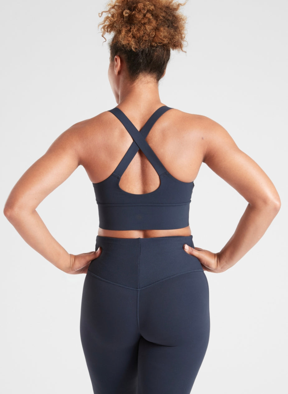 ATHLETA Warrior Long Line Bra D-DD XS (NEW)