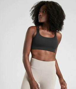 ATHLETA Hyper Focused Bra A-C In Powervita, Black