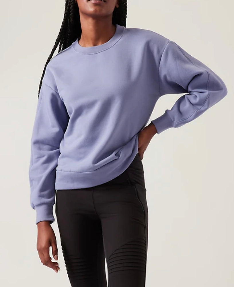 ATHLETA Retroplush Crewneck Sweatshirt