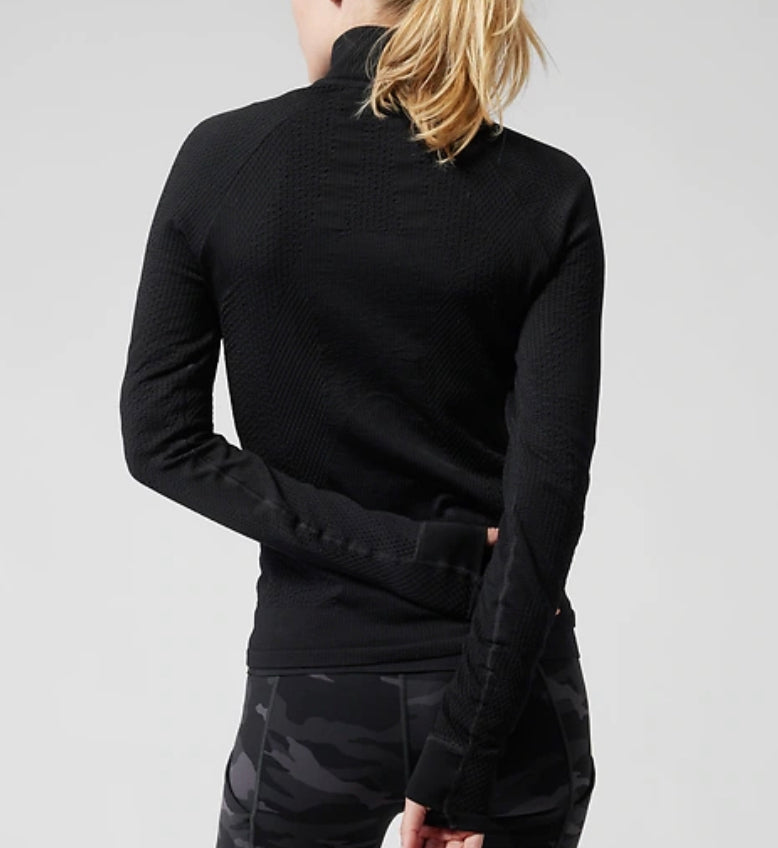 ATHLETA Flurry Force Insulated Primaloft Jacket 2.0, Black, Small New! B4