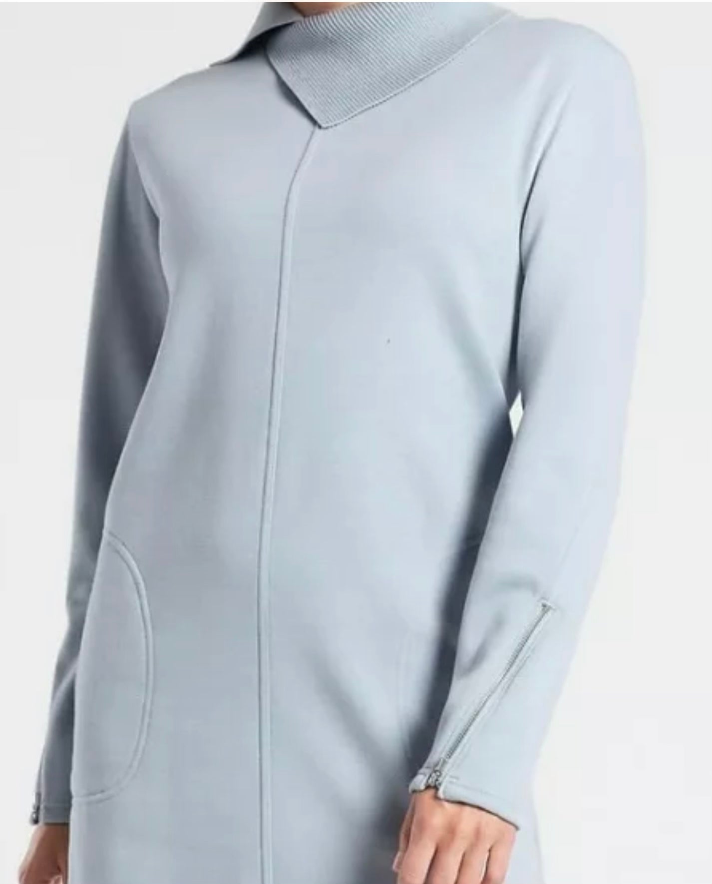 ATHLETA Cozy Karma Vela Dress, Blue, Small Tall New! B10