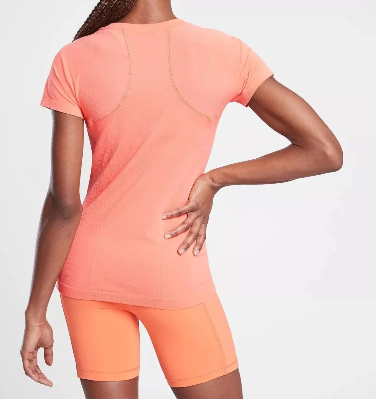 ATHLETA Momentum Tee, Island Coral Small NEW! (A2)