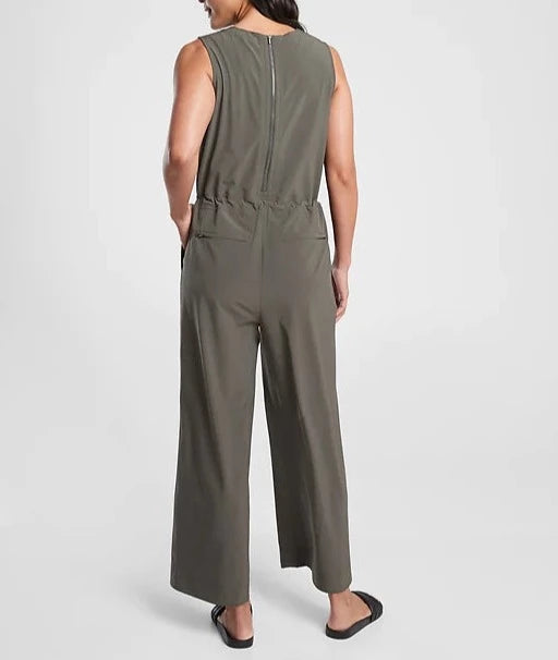 ATHLETA Topanga Jumpsuit, Mountain Olive