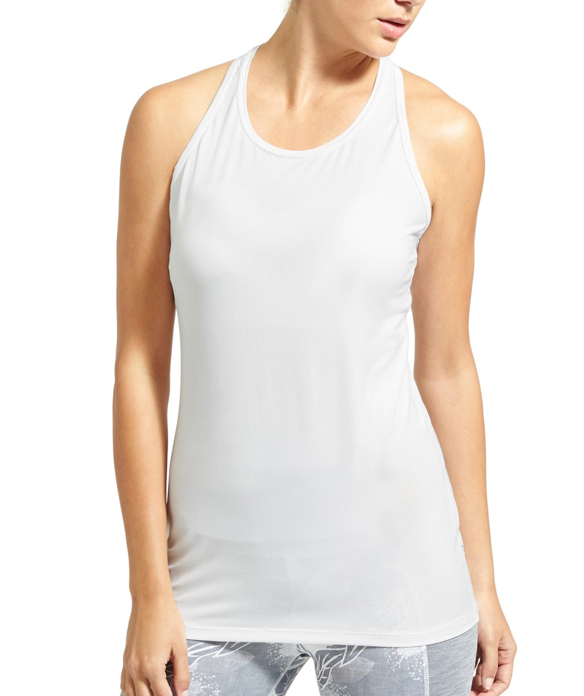 ATHLETA Mesh Chi Tank, White Medium Tall NEW! (A2)