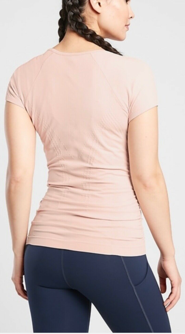 ATHLETA Speedlight Tee, Orchid Pink XS NEW! (A2)