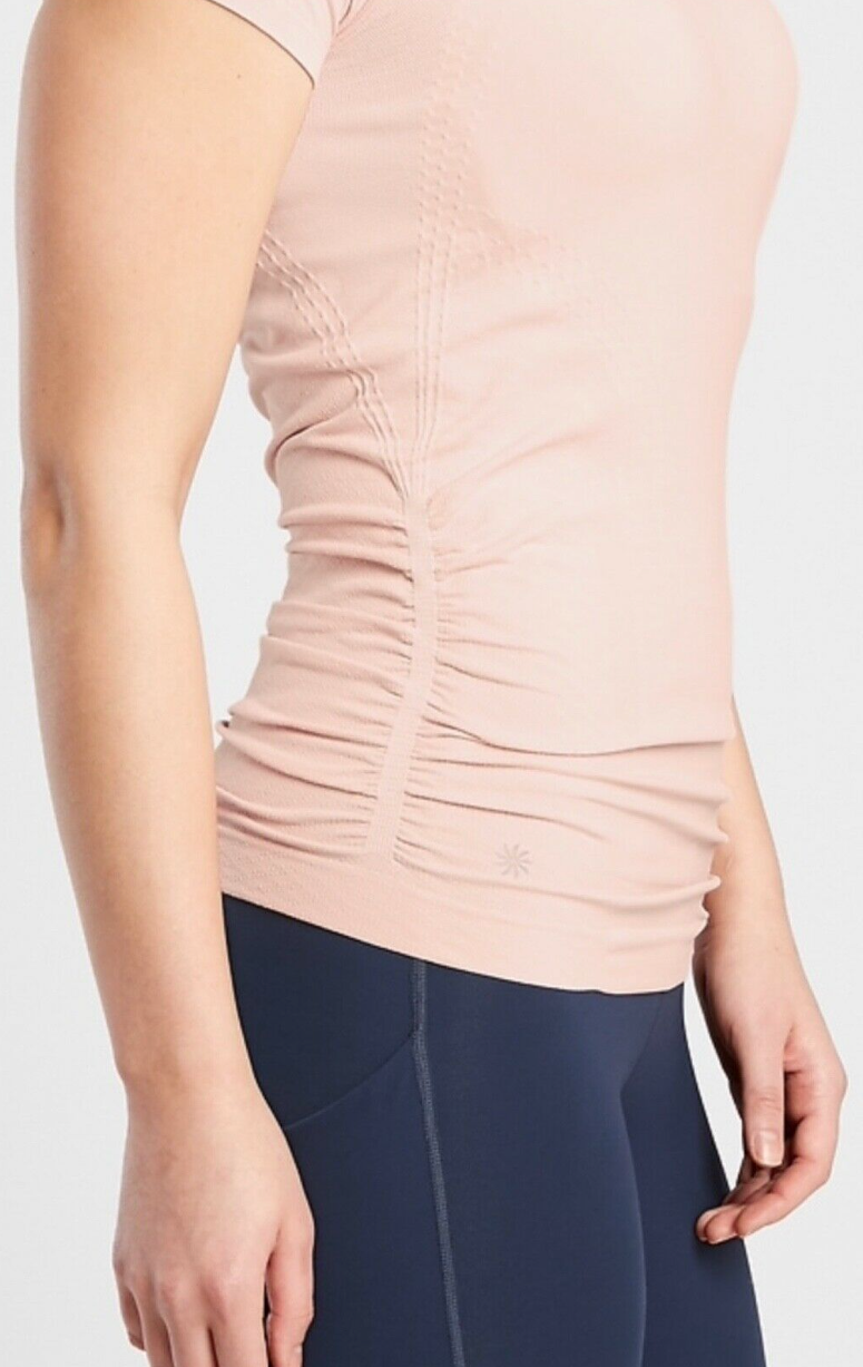 ATHLETA Speedlight Tee, Orchid Pink XS NEW! (A2)