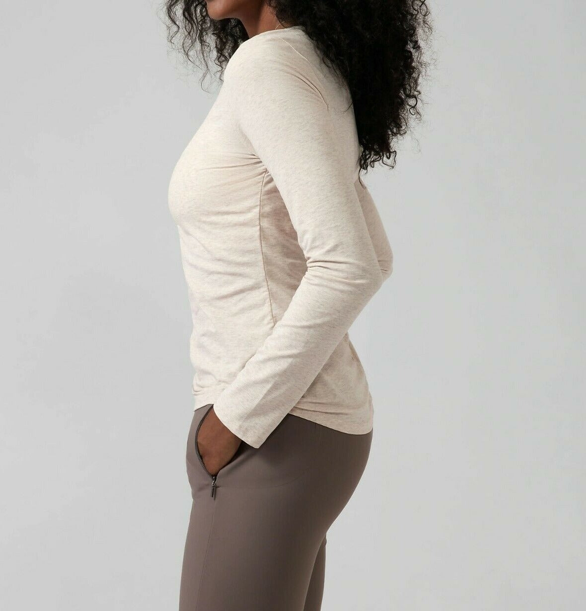 ATHLETA Daydream Top, Black, XL New! B12