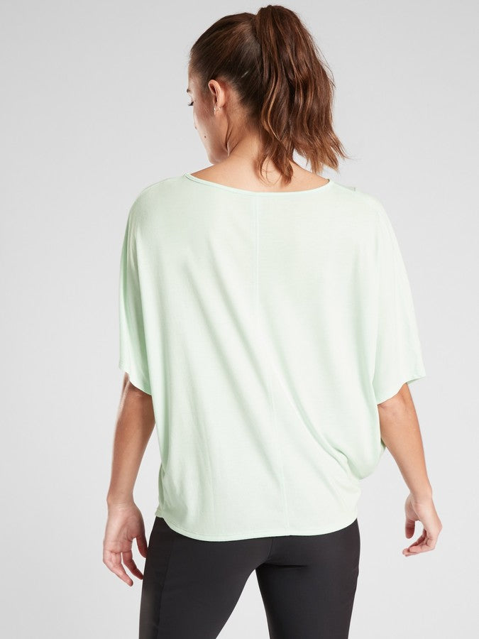ATHLETA Dolman Tee, Mint Sorbet, XL