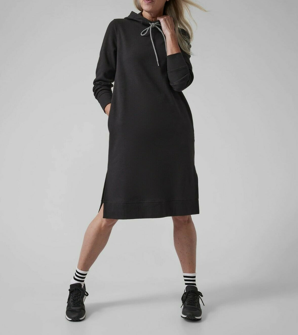 ATHLETA Triumph Dress, Black – Activejoyboutique