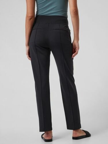 ATHLETA Eastbound Straight Pant, Black 12 A10