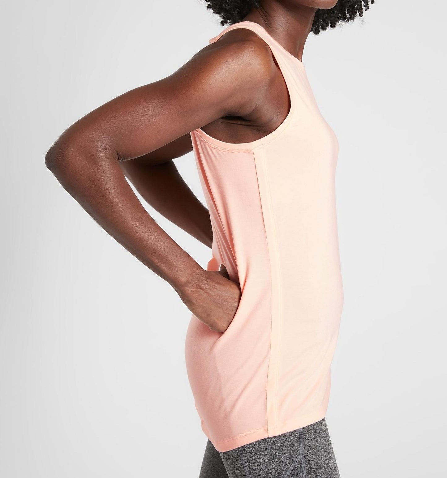 ATHLETA Vital Tank 2.0 Essence, Ballerina Gown Pink Large NEW! A3