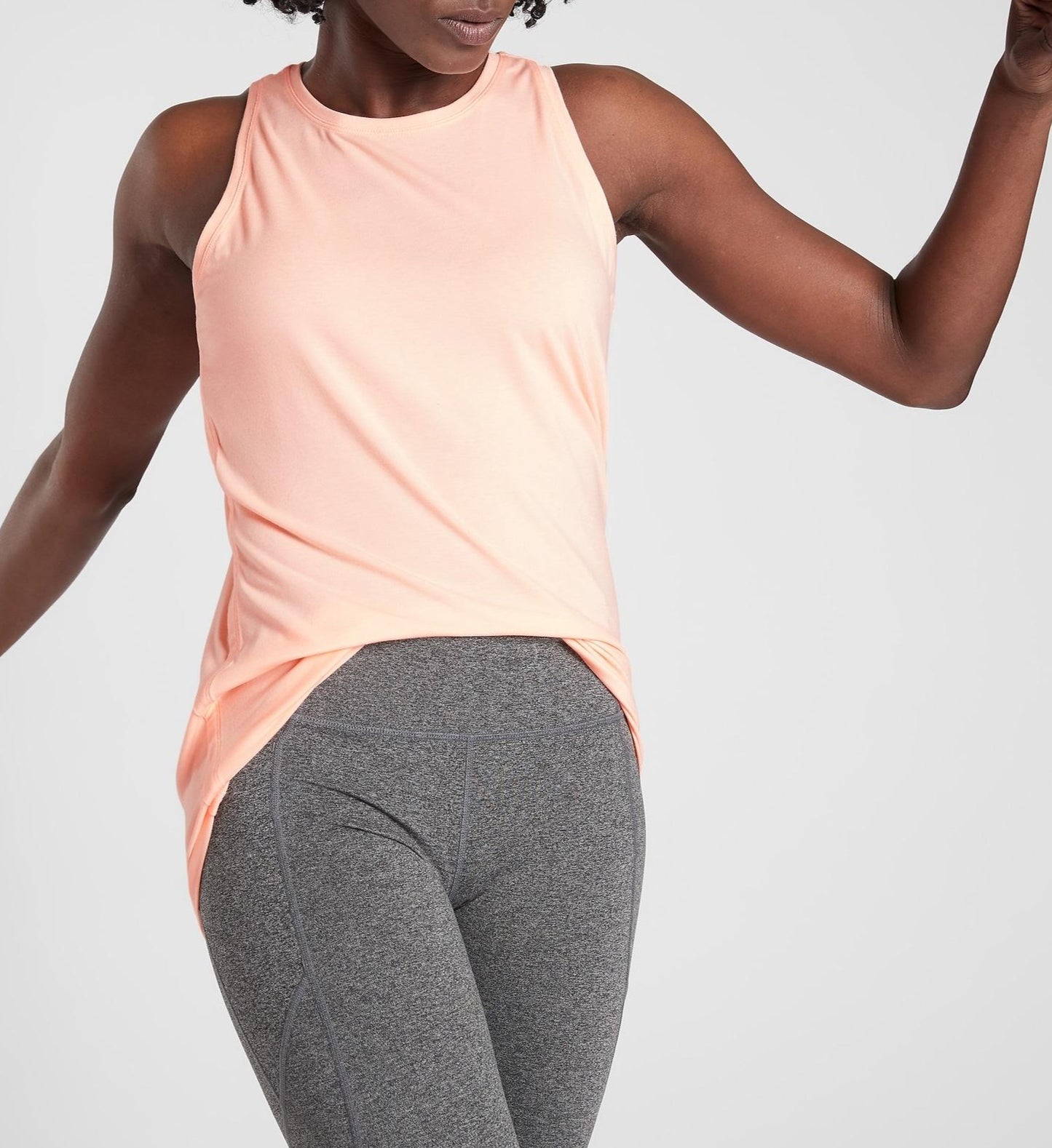 ATHLETA Vital Tank 2.0 Essence, Ballerina Gown Pink Large NEW! A3