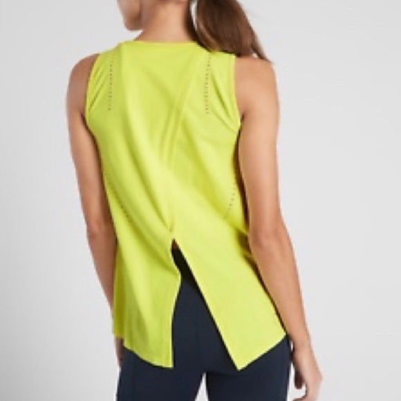 ATHLETA Foothill Tank, Neon Yellow