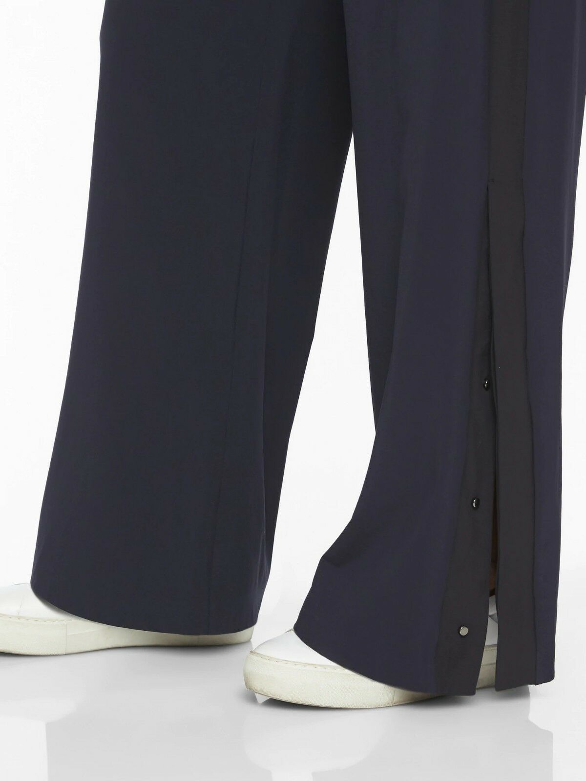 ATHLETA Gramercy Track Trouser, Navy Blue and Black