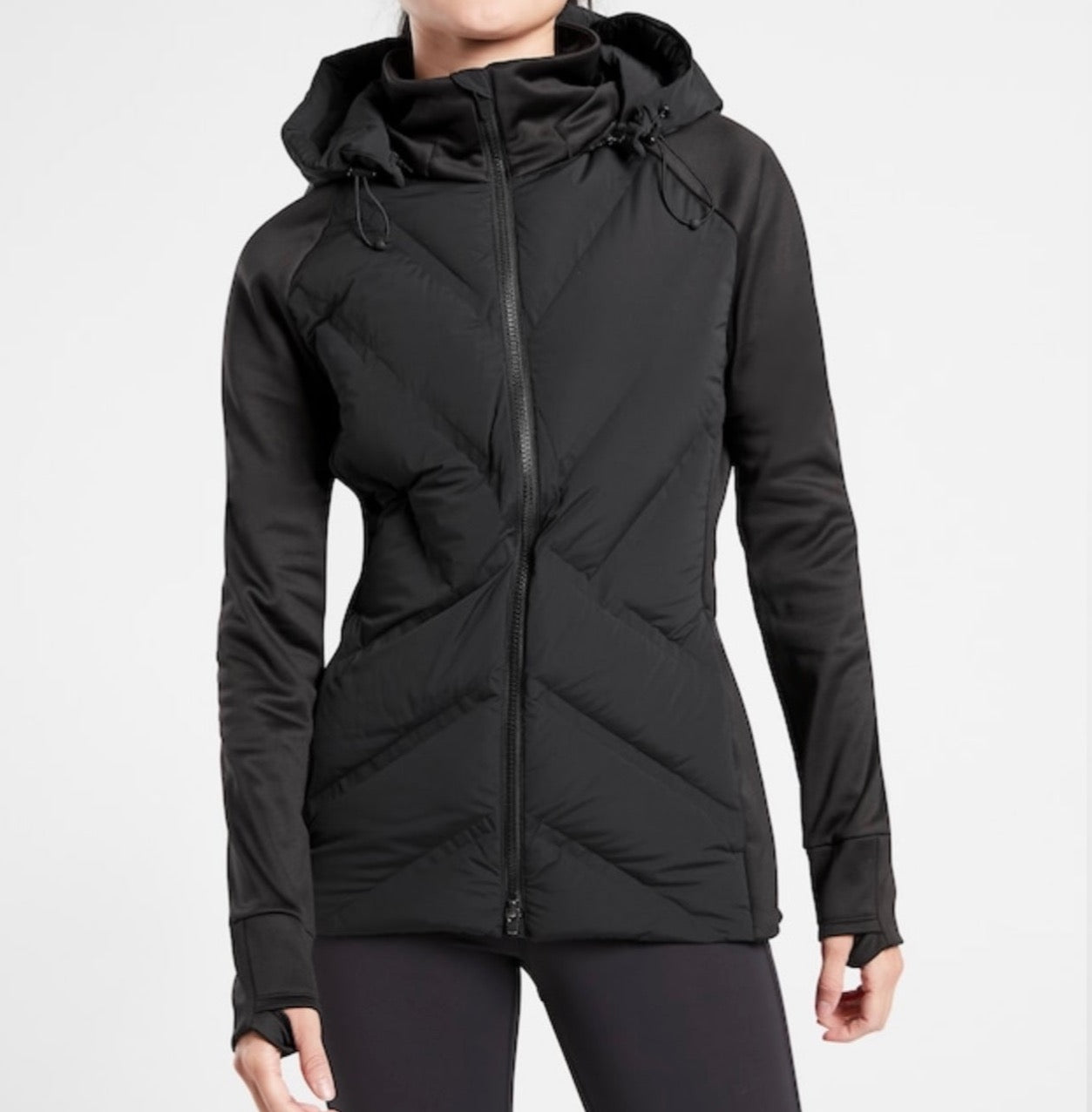 ATHLETA Inlet Jacket Hoodless, Black