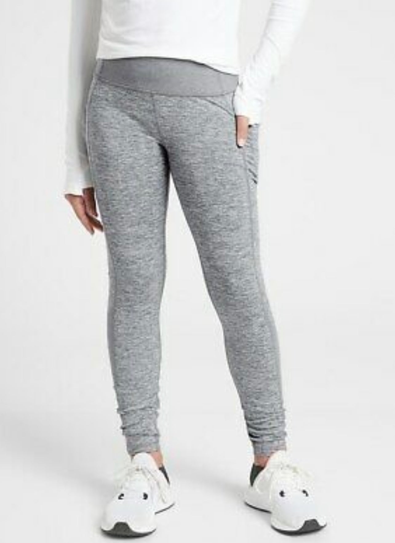 ATHLETA GIRL Snowball Tight Teal/Gray NEW! Large/12