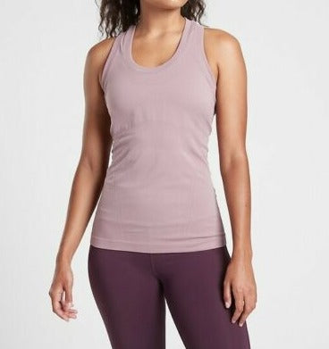 ATHLETA Momentum Tank, Floral Mauve MEDIUM NEW! (A2)